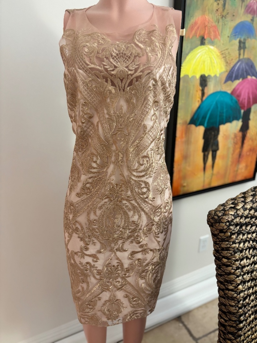 NWT Marchesa Notte Cocktail Dress